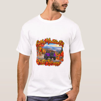 Purple_Smoky Mt Fall Trail Therapie T-Shirt