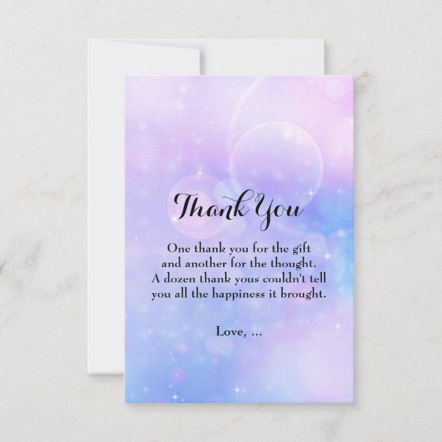 Purple Spacey Lumières Anniversaire Carte de remer (Devant)