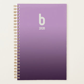 Purple Spiral Planner – 2026 Breath Planer