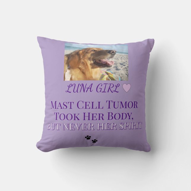 Purple Spirit Mast Cell Tribute Kissen (Vorderseite)