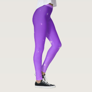 "PURPLE STARLITE" - ACTIVEWEAR-LEGGINGS LEGGINGS