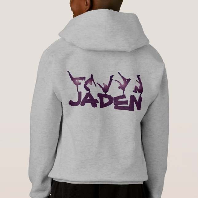 Purple Street Dancers (Ajoutez un nom !) Sweat - s (Dos)