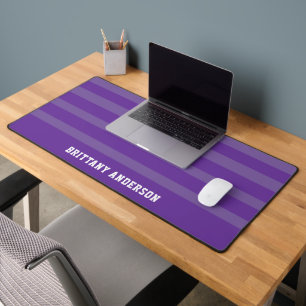 Purple Stripes Motif Blanc Personnalisé