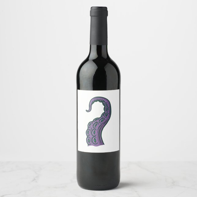 Purple Tentacle Weinetikett (Vorderseite)