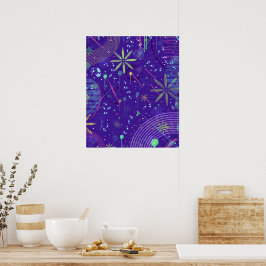 Purple Twilight Party Poster