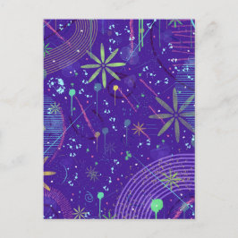 Purple Twilight Party Postkarte