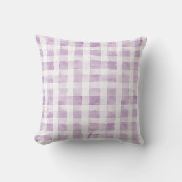 Purple White Stripes Baby Shower Kissen