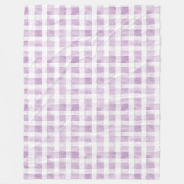 Purple White Stripes  Fleecedecke