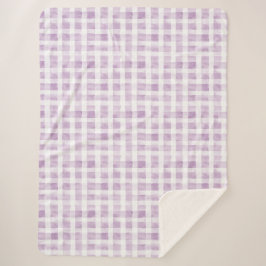 Purple White Stripes  Sherpadecke