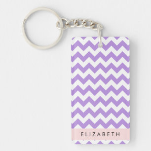 Purple Zigzag, Purple Chevron, Votre Nom