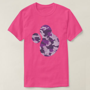 PurpleBerry Camo Muster Paint Splat v2 T-Shirt