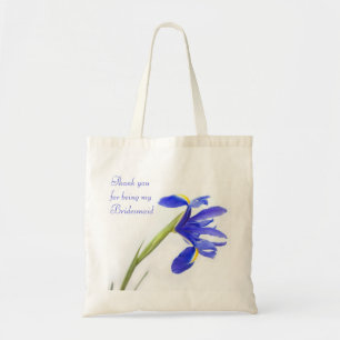 PurpleI Iris-Blumen-Hochzeits-Bevorzugungs-Tasche Tragetasche