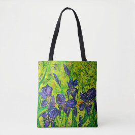 Purples & Grüntöne Tote Bag Ire Tasche