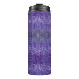 Purples Ikat 5 Thermosbecher