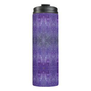 Purples Ikat 5 Thermosbecher