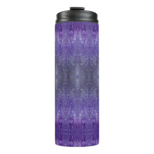 Purples Ikat 8 Thermosbecher