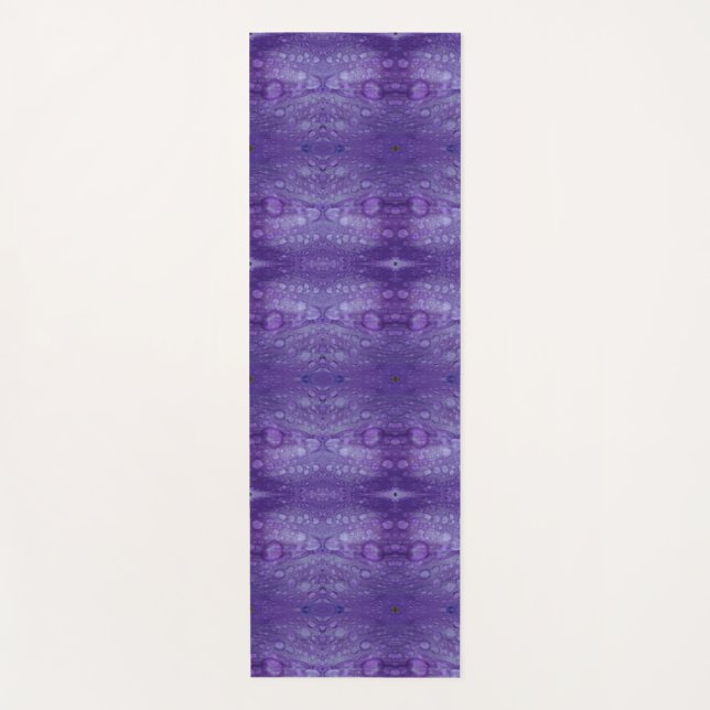 Purples Ikat 9 Yogamatte (Vorderseite)