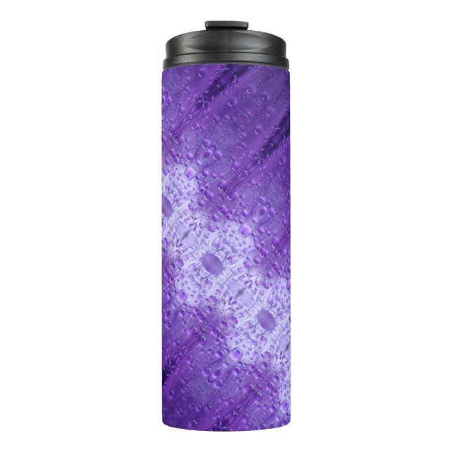 Purples Ikat Lace Thermosbecher (Vorderseite)