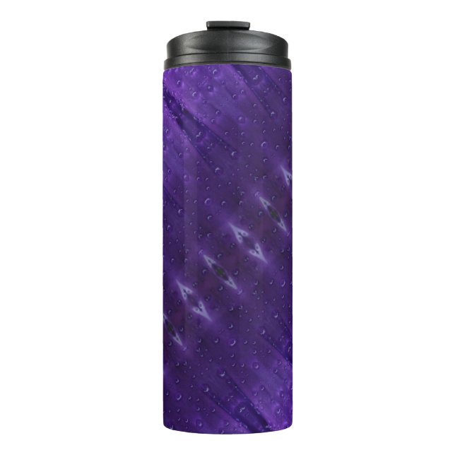 Purples Ikat Thermosbecher (Vorderseite)