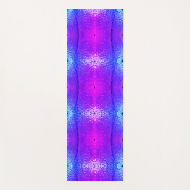 Purples Ikat Too Miami Yogamatte (Vorderseite)
