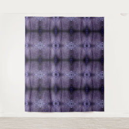 Purples Nebel Ikat zu Wandteppich