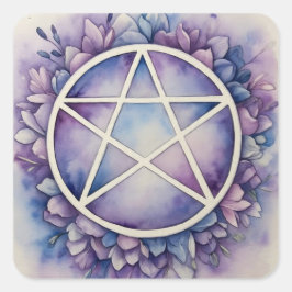 PurpleVibes Quadratischer Aufkleber