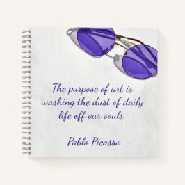 Purpose Of Art Pablo Picasso Notizbuch