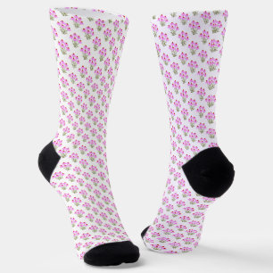 Purpur-Sonnenhüte Socken