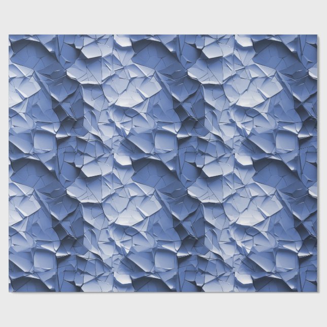 Purpurblau Geschenkpapier (Flach)