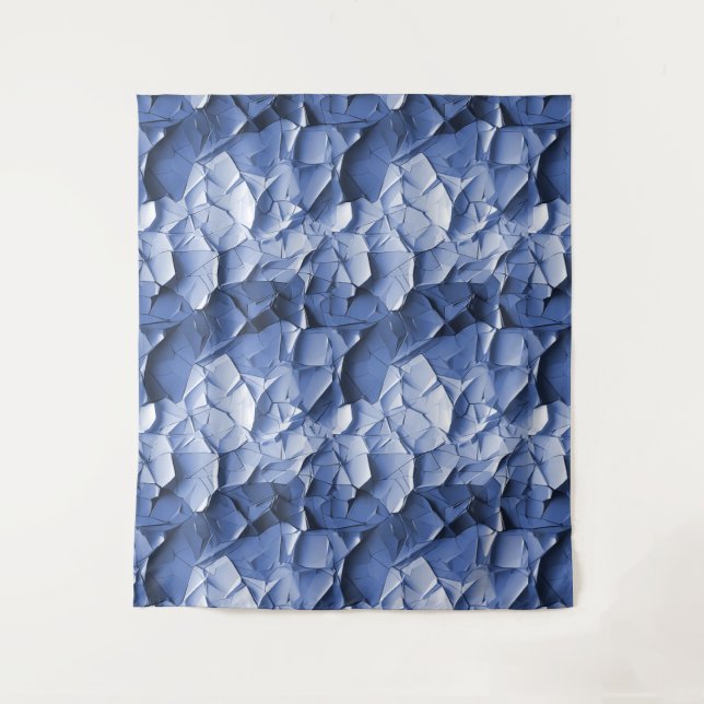 Purpurblau Wandteppich (Vorderseite)