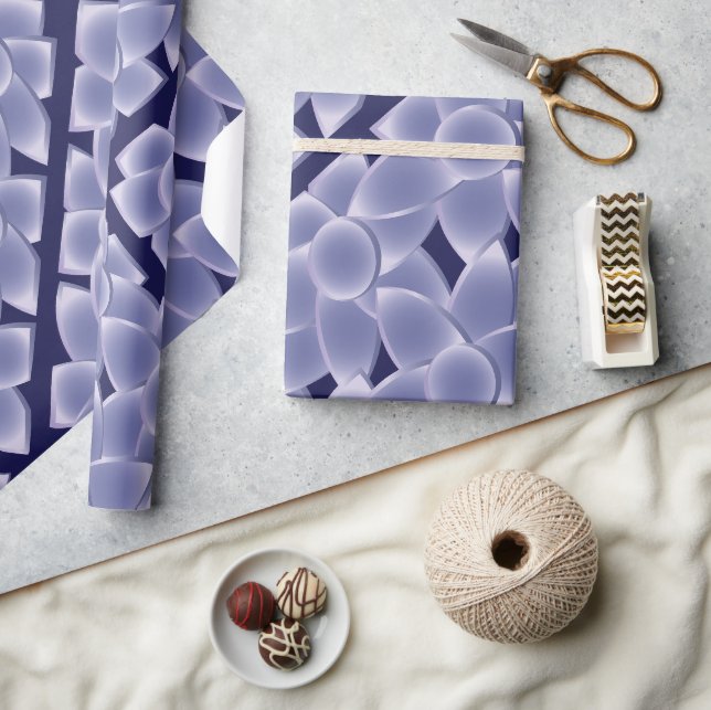 Purpurblumen Geschenkpapier (Basteln)
