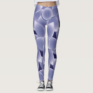 Purpurblumen Leggings