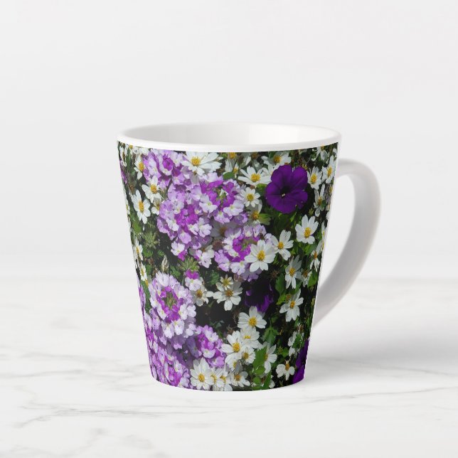 Purpurblumen Milchtasse (Rechte Ecke)