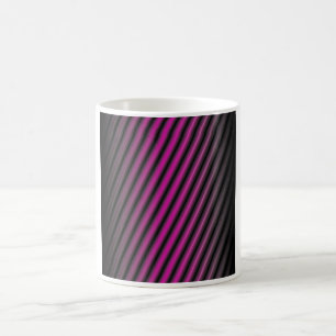 Purpurfarbene diffuse Linien Kaffeetasse