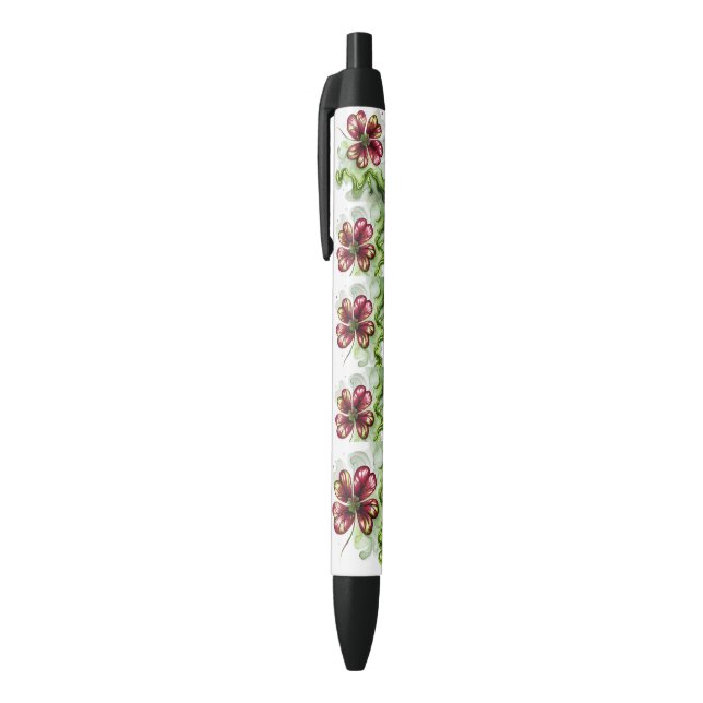 PURPURKLEE BLÜTE KUGELSCHREIBER (Oberseite (Vertikal))