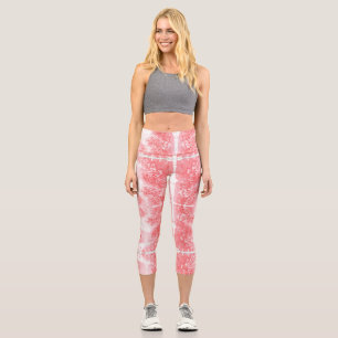 Purpurrote Echos Capri Leggings