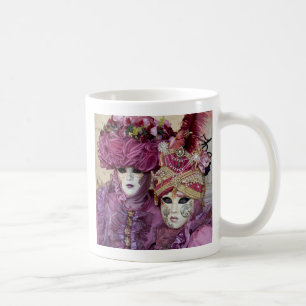 Purpurroter Karnevalskostüm, Venedig Kaffeetasse