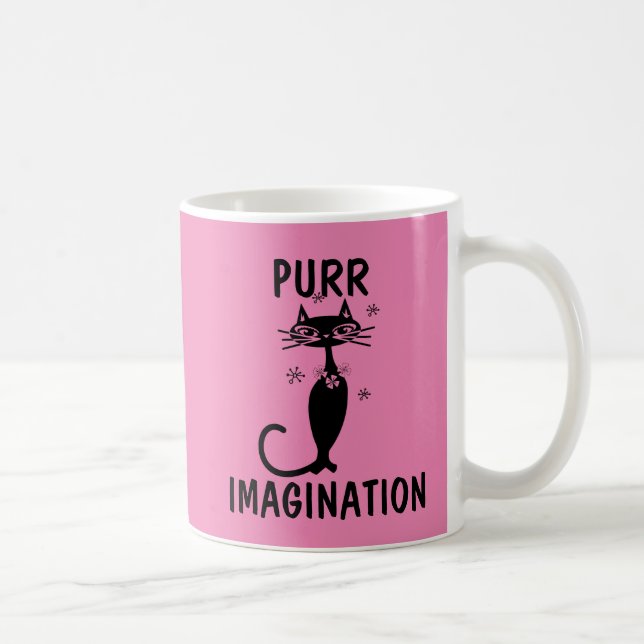 PURR-BILDSCHIRM-KAFFEE KAFFEETASSE (Rechts)