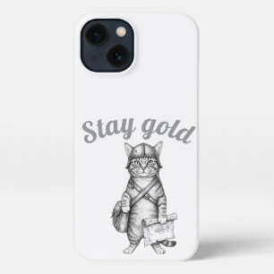 Purr-fect Cat Mama Ästhetische Telefonzelle iPhone Hülle