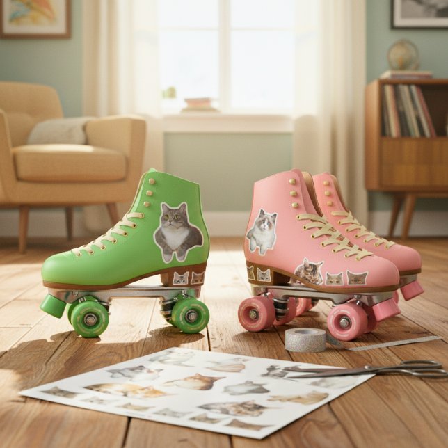 Purr-fect Companions: Niedliche Kitty Cat Sticker! Aufkleber (Purr-fect Companions: Cute Kitty Cat Stickers! Sticker)