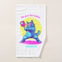 Purr-fect Pickleball Champ Handtuch