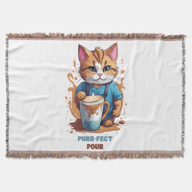 Purr-fect Pour Decke (Vorderseite)
