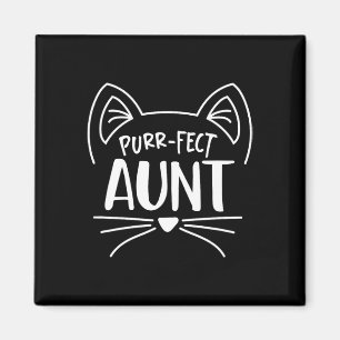 Purr-fect Tante Gift Tanten Cat Lovers Magnet