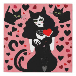 Purr-fect-Täuschung Künstlicher Leinwanddruck