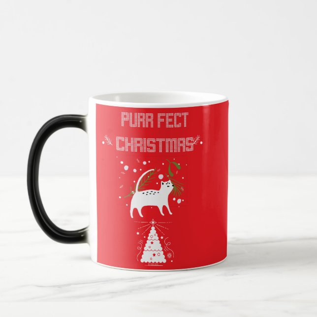 Purr fect Weihnachten Verwandlungstasse (Links)