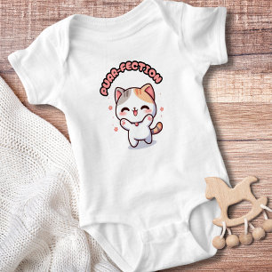 Purr-fektion Kawaii Kätzchen  Baby Strampler