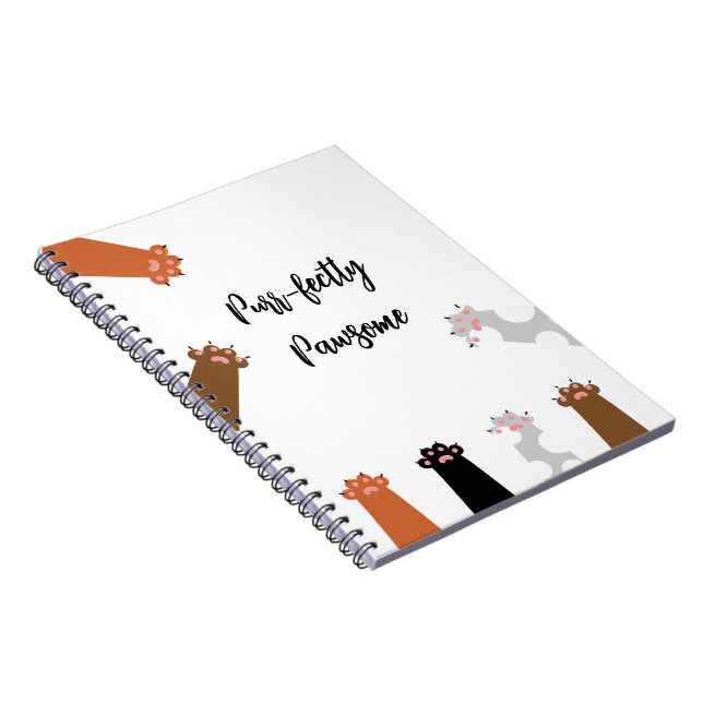 Purr-Friend Spiral Foto Notebook Notizblock (Rechte Seite)