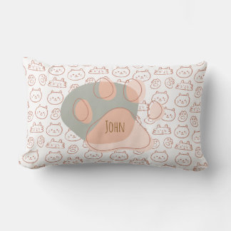 Purr-Personalisiertes Katzenkissen Lendenkissen