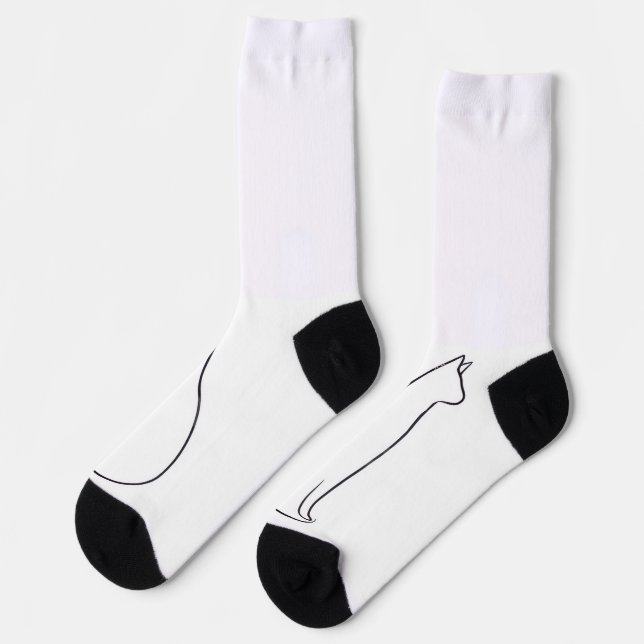 Purr-Projektsocken Socken (Linkes Detail)