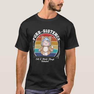 Purr-sistenz: Goldener T - Shirt entleert